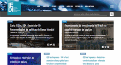 Desktop Screenshot of iedi.org.br